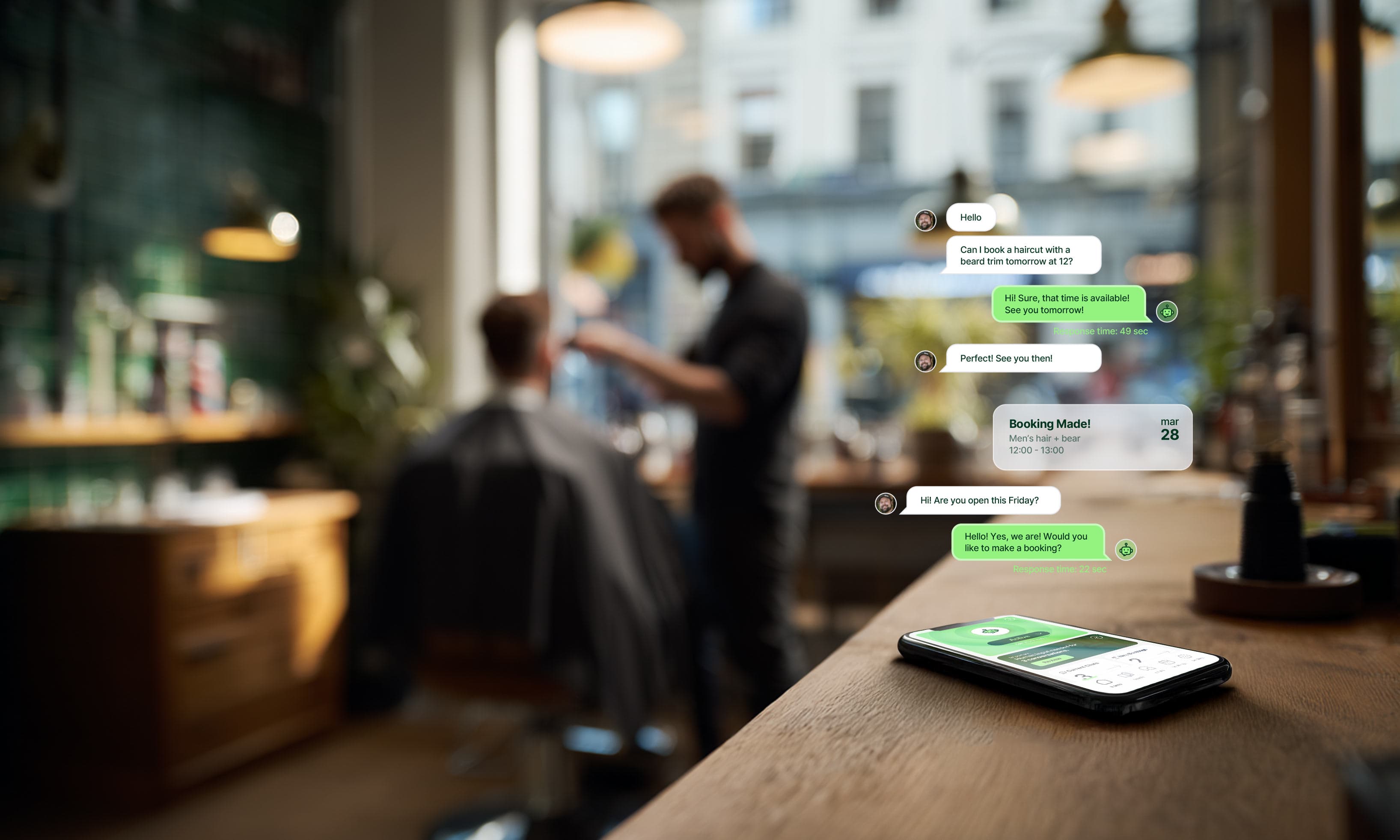 Teak AI booking assistant hero